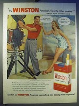 1956 Winston Cigarettes Ad - Bob Cummings - $18.49