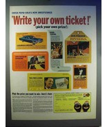 1966 Pepsi Soda Ad - Write Your Own Ticket - £14.54 GBP