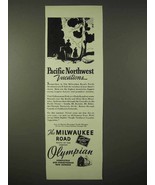 1935 Milwaukee Road Railroad Ad - Pacific Northwest - £14.78 GBP