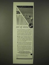 1936 Santa Fe Railroad Ad - A Sunny Winter - £13.80 GBP