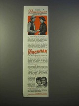 1946 The Virginian Movie Ad, Joel McCrea, Brian Donlevy - £14.74 GBP