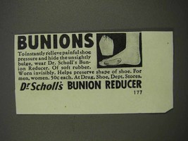 1946 Dr. Scholl&#39;s Bunion Reducer Ad - £14.78 GBP