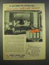 1945 Libbey-Owens-Ford Glass Ad - Thermopane Window - $18.49