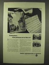 1945 RCA Radiophoto Ad - News Pictures Out of The Air - $18.49