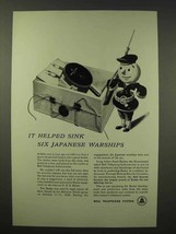 1945 Bell Telephone Radar Magnetron Ad - Sink Warhips - $18.49