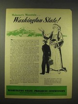 1944 Washington State Progress Commission Ad - Mahomet - £14.50 GBP