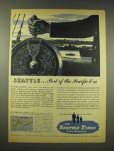 1944 The Seattle Times Newspaper Ad - The Pacific Era - £14.87 GBP
