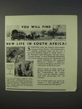 1934 South Africa Tourism Ad - You Will Find New Life - £14.48 GBP