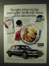 1991 Alamo Rent a Car Ad - Take Your Cadillac Seville - $18.49