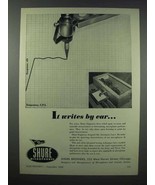 1943 Shure Microphones Ad - Automatic Curve Recorder - £14.78 GBP