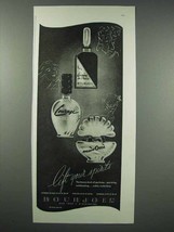 1943 Bourjois Perfume Ad - Evening in Paris, Courage - £14.45 GBP