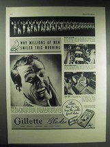 1937 Gillette Razor Blades Ad - Rockettes Radio City - £15.01 GBP