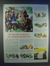 1943 Borden&#39;s Milk Ad - For Your Waistline, Elsie - £14.54 GBP