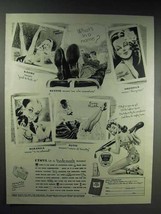 1944 Ethyl Gasoline Ad - What&#39;s in a Name? Pinup Girls - £14.61 GBP