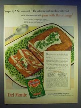 1954 Del Monte Sugar Peas Ad - Special Salmon Loaf - $18.49
