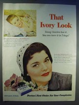 1954 Ivory Soap Ad - That Ivory Look - £14.78 GBP