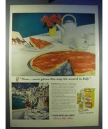 1956 Chef Boy-ar-dee Pizza Ad - Way Served in Italy - $18.49