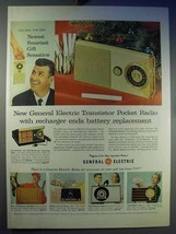 1956 General Electric Transistor Pocket Radio Ad - $18.49