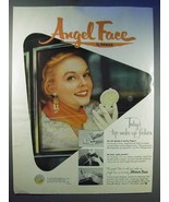 1954 Pond&#39;s Angel Face Make-Up Ad - Top Fashion - £14.78 GBP