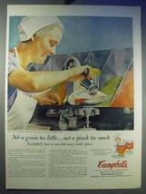 1956 Campbell's Pork & Beans Soup Ad - Not Too Little - $18.49