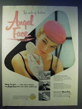 1954 Pond&#39;s Angel Face Make-Up Ad - Fashion - £14.44 GBP