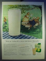 1956 Borden&#39;s Butter Milk Ad - Elsie - Orange Cooler - £15.01 GBP