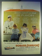 1956 Howard Johnson&#39;s Restaurant Ad - Ice Cream - £14.55 GBP
