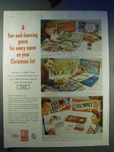 1959 Milton Bradley Games Ad - Candy Land, Racko + - $18.49