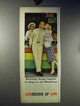 1960 Lee Westerner Leesures Clothes Ad - Exciting! - $18.49