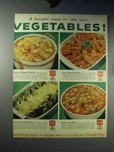 1960 Campbell&#39;s Soup Ad - Vary Your Vegetables - £14.72 GBP