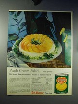 1960 Del Monte Peaches Ad - Peach Cream Salad - $18.49