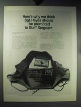 1964 Remington Roll-a-matic Shaver Ad - Sgt. Hayes - $18.49
