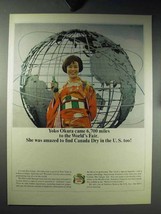 1964 Canada Dry Ginger Ale Soda Ad - World&#39;s Fair - £14.78 GBP