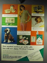 1964 Alpine Cigarettes Ad - Menthol Smokers Get Gifts - £14.77 GBP