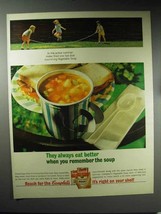 1965 Campbell's Vegetable Soup Ad - Always Eat Better - $18.49
