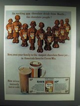 1965 Nestle Cocoa Mix Ad - An Exciting Chocolate Drink - $18.49