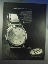 1966 Timex Electric Watch Ad - There&#39;s A Lot to Be Said - £14.81 GBP