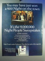 1967 Parliament Cigarettes Ad - Night-on-the-Town - £14.61 GBP