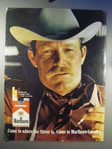 1969 Marlboro Cigarettes Ad - Marlboro Man - £14.76 GBP