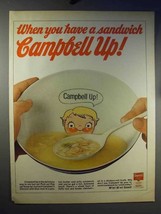 1969 Campbell&#39;s Chicken With Rice Soup Ad - Sandwich - £14.76 GBP