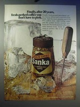 1969 Sanka Coffee Ad - You Don&#39;t Have to Perk - £14.74 GBP