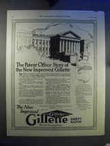 1921 Gillette Safety Razor Ad - The Patent Office Story - $18.49