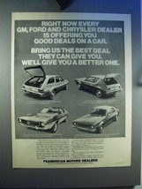 1972 AMC Javelin, Hornet, Sportabout, Gremlin Car Ad - £14.56 GBP