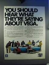 1971 Chevy Vega Car Ad - Hear What They&#39;re Saying - £13.80 GBP