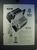 1928 Gillette Razor Blades Ad - The 50 Box - £14.78 GBP