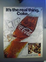 1970 Coca-Cola Soda Ad - It's The Real Thing - $18.49