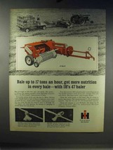 1967 International Harvester 47 Baler Ad - More Nutrition - $18.49