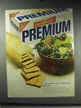 1966 Nabisco Slim Style Premium Saltines Cracker Ad - £14.53 GBP