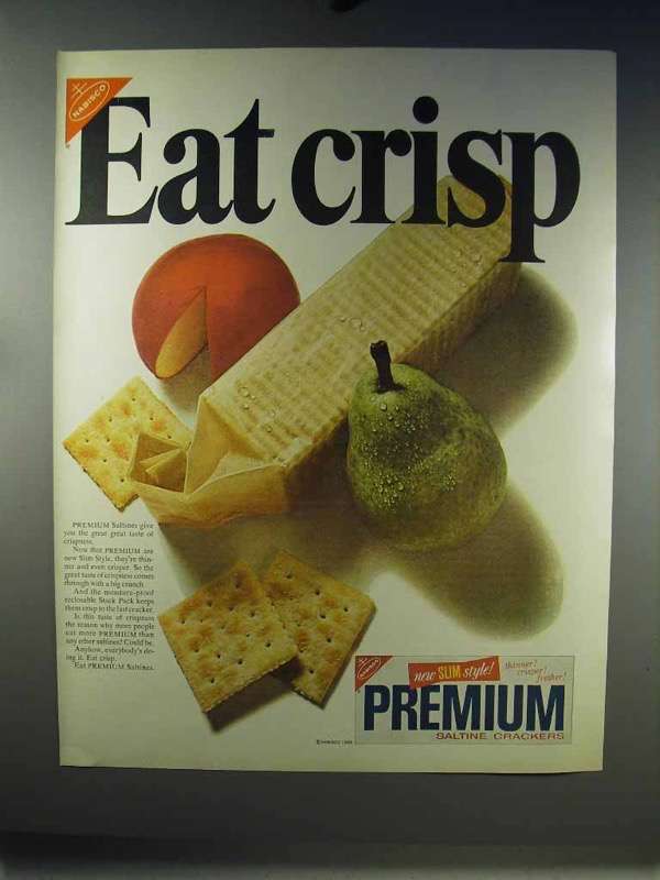 Primary image for 1967 Nabisco Premium Saltine Crackers Ad