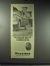 1966 Firestone Transport Nylon Cord Truck Tire Ad - £14.55 GBP